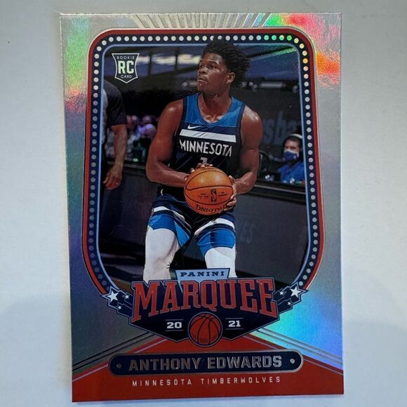 2020-21 Panini Chronicle rookie Anthony Edwards 254 - Picture 3 of 4
